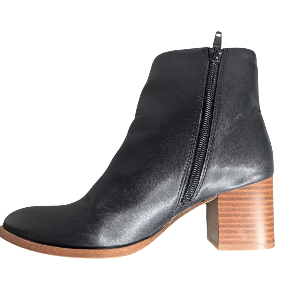 J.Crew Stacked Heel Ankle Boots 6.5 - Picture 9 of 14